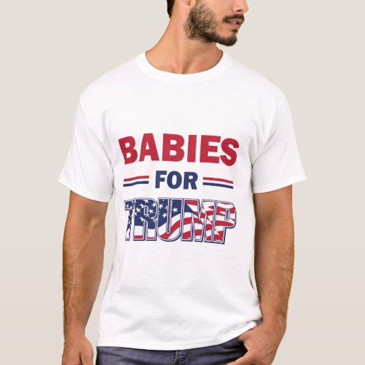 Baby's voor TRUMP T-shirt (Voorkant)