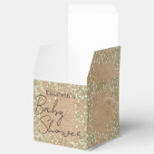 Baby's Waterverf Flowers Boho Baby shower Bedankdoosjes (Geopend)