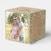 Baby's Waterverf Flowers Boho Baby shower Bedankdoosjes (Achterkant)