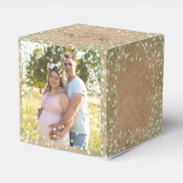 Baby's Waterverf Flowers Boho Baby shower Bedankdoosjes