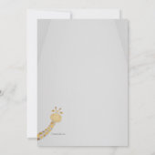 Baby's Wieg Baby shower Kaart (Achterkant)