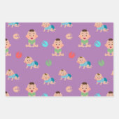 Baby's Wrapping Paper Flat Sheet Set van 3 (Voorkant 3)