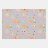 Baby's Wrapping Paper Flat Sheet Set van 3 (Voorkant 2)