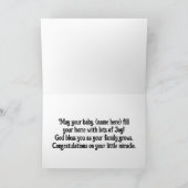 Baby's zijn een zegen gefeliciteerd Kaart (Binnen)