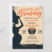 Baby's zijn halloween heks Baby shower Kaart (Voorkant)