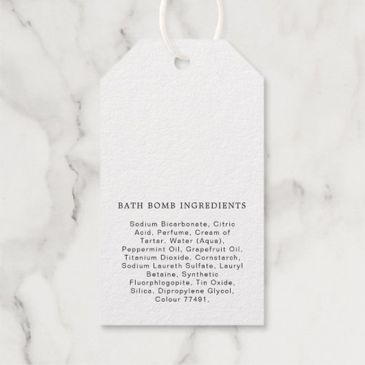 Baby's zijn het Bomb Gold Foil Favor Gift Label (Achterkant)