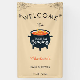 Baby's zijn het Breuken Halloween Baby shower Welk Spandoek