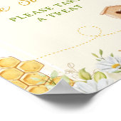 Baby's zijn lekker Baby shower van de Treat-bloem Poster (Hoek)