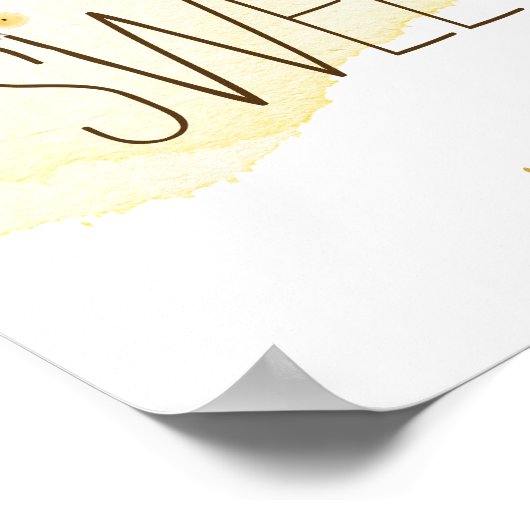 "Baby's zijn lief" Bumble Bee Baby shower Favors Poster (Hoek)