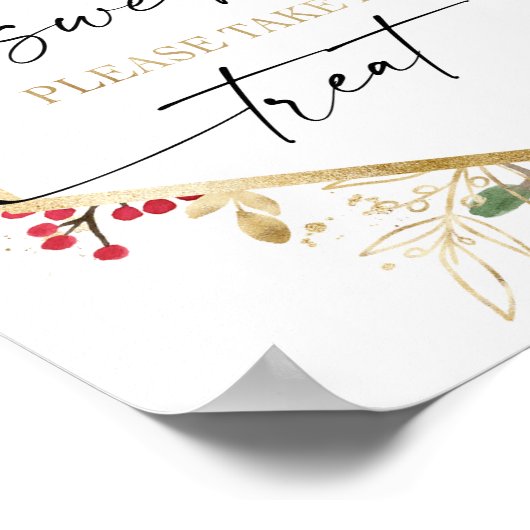 Baby's zijn lief, neem alsjeblieft een traktatie-b poster (Hoek)