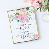 Baby's zijn lief, neem alsjeblieft een traktatie-b poster