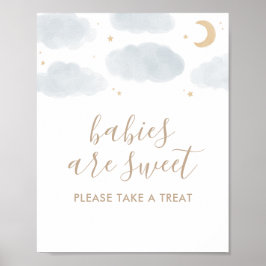 Baby's zijn lief Neem een Baby shower van de Treat Poster