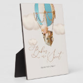 Baby's zijn lief Neem een Beer ballon. Fotoplaat (Zijkant)