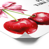 Baby's zijn lief Neem een traktatie Cherry Baby sh Poster (Hoek)