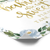 Baby's zijn lief Neem een Treatbord. Poster (Hoek)