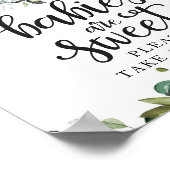 Baby's zijn lief Neem een Treatbord. Poster (Hoek)