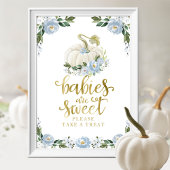 Baby's zijn lief Neem een Treatbord. Poster