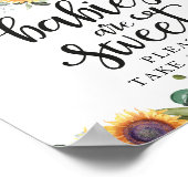 Baby's zijn lief Neem een Treatbord. Poster (Hoek)