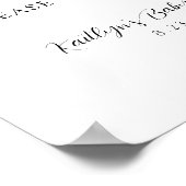 Baby's zijn lief Neem een Treatbord. Poster (Hoek)