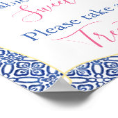 Baby's zijn lief Neem een Treintlemon-douche. Poster (Hoek)