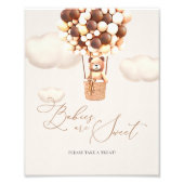 Baby's zijn lief Neem een Treintteken. Foto Afdruk (Voorkant)