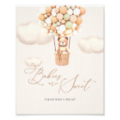 Baby's zijn lief Neem een Treintteken. Foto Afdruk (Voorkant)