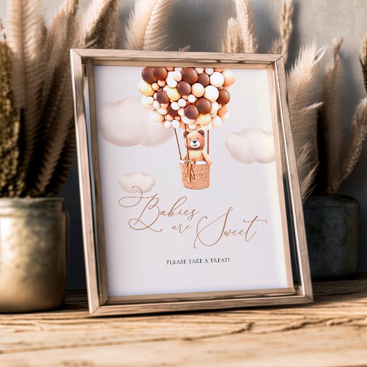 Baby's zijn lief Neem een Treintteken. Foto Afdruk