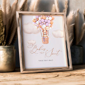 Baby's zijn lief Neem een Treintteken. Foto Afdruk