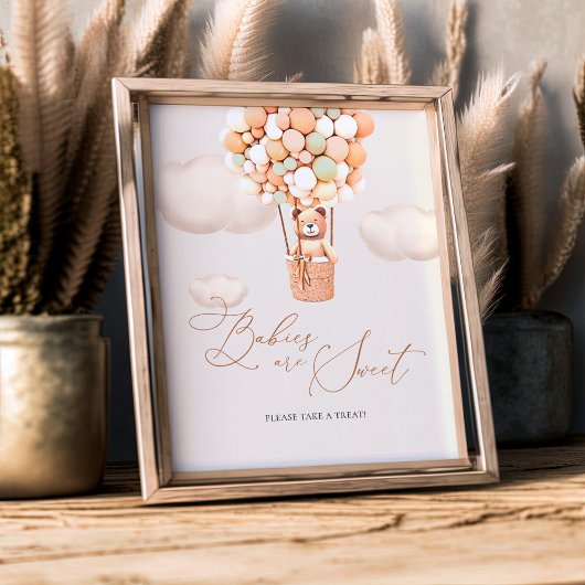 Baby's zijn lief Neem een Treintteken. Foto Afdruk