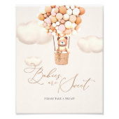 Baby's zijn lief Neem een Treintteken. Foto Afdruk (Voorkant)