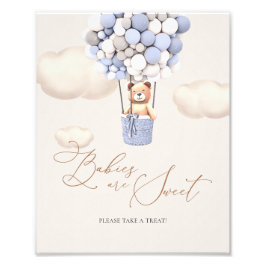 Baby's zijn lief Neem een Treintteken. Foto Afdruk