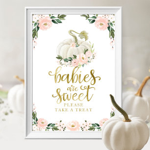 Baby's zijn Lief, Pak een Snoepje Bord Poster