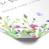 Baby's zijn lieve vlinder gunst teken poster (Hoek)