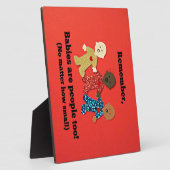 Baby's zijn ook mensen! fotoplaat (Zijkant)