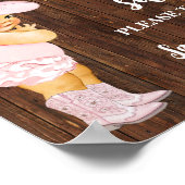 Baby's zijn Sweet, neem een traktatie Cowgirl Baby Poster (Hoek)