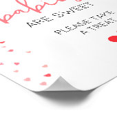 Baby's zijn zoet Baby shower teken digitaal of pri Poster (Hoek)