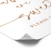 Baby's zijn zoet gebak - Twinkle Little Star Poster (Hoek)