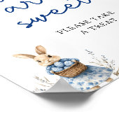 Baby's zijn zoet, neem alsjeblieft een traktatiete poster (Hoek)