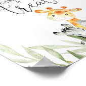 Baby's zijn zoet, neem alstublieft een veilig trac poster (Hoek)