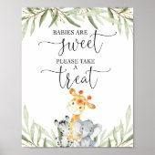 Baby's zijn zoet, neem alstublieft een veilig trac poster (Voorkant)