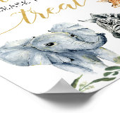 Baby's zijn zoet, neem alstublieft een veilig trac poster (Hoek)