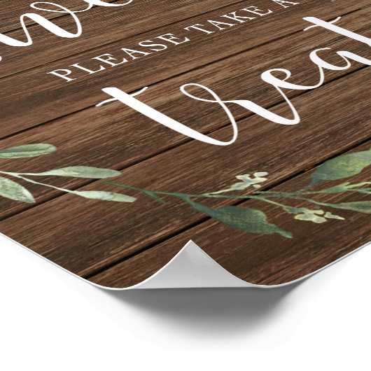 Baby's zijn zoet, neem dan een mooie, roestachtige poster (Hoek)