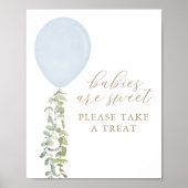 Baby's zijn zoet Neem een Baby shower van de Trein Poster (Voorkant)