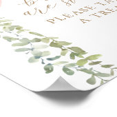 Baby's zijn zoet Neem een Baby shower van de Trein Poster (Hoek)