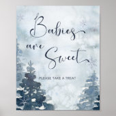Baby's zijn zoet Neem een Baby shower van de Treom Poster (Voorkant)