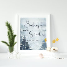 Baby's zijn zoet Neem een Baby shower van de Treom