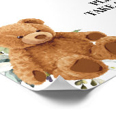 Baby's zijn zoet Neem een Beer uit de grijze schoe Poster (Hoek)