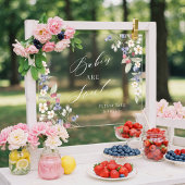 Baby's zijn zoet Neem een traktatie bessen & bloem Acryl Bord