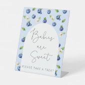 Baby's zijn zoet, neem een traktatie reclamebord met voetstuk (Voorkant)