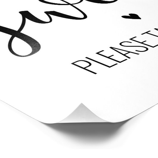 Baby's zijn zoet Neem een Treat Baby shower Teken Foto Afdruk (Hoek)